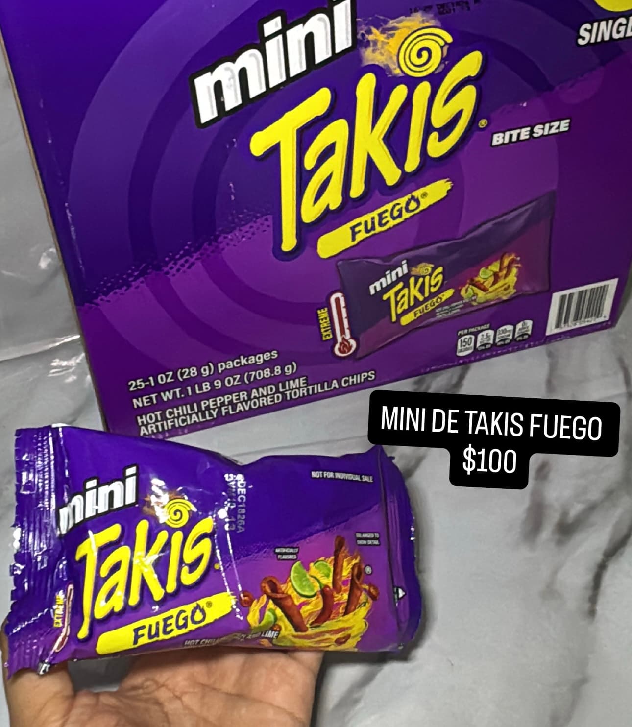 Mini Takis Fuego Bite Size
