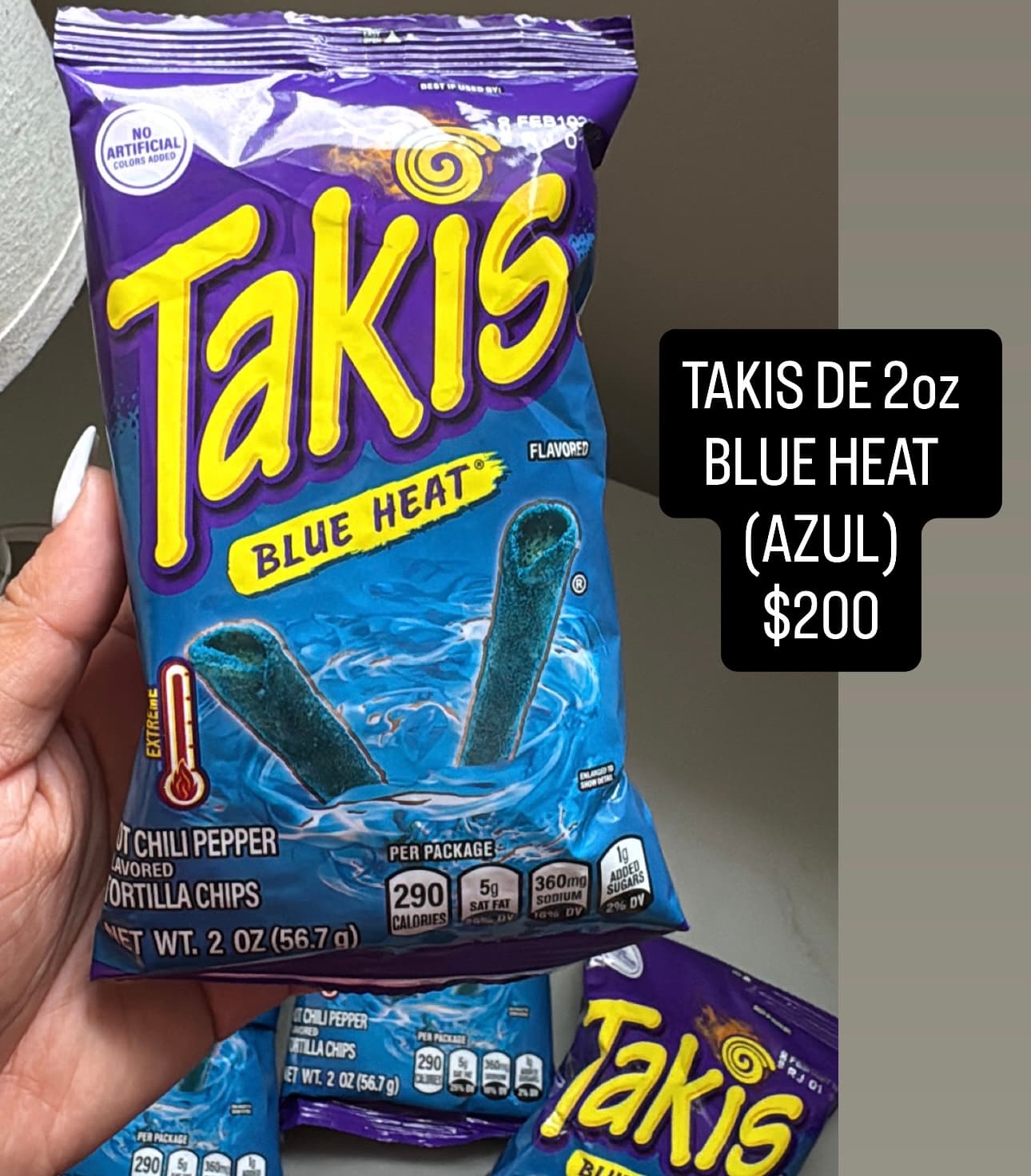 Takis Blue Heat 2 oz