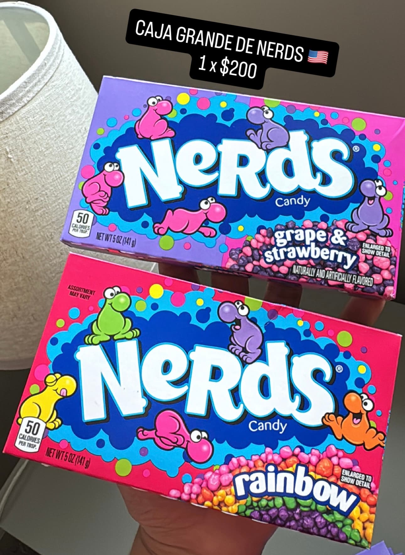 Nerds Candy caja grande 5 oz