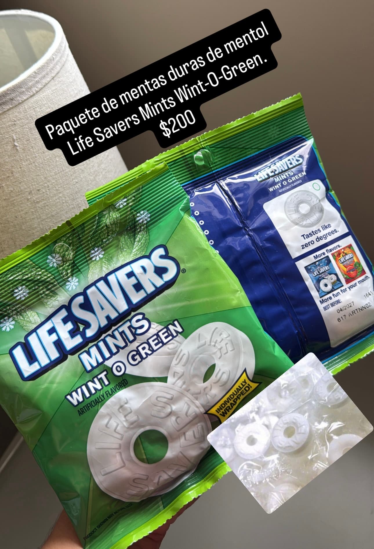 Life Savers Mints Wint-O-Green
