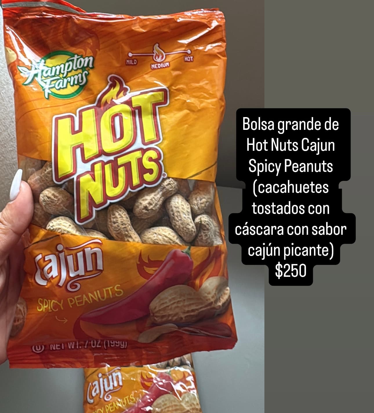 Hampton Farms Hot Nuts Cajun Spicy Peanuts
