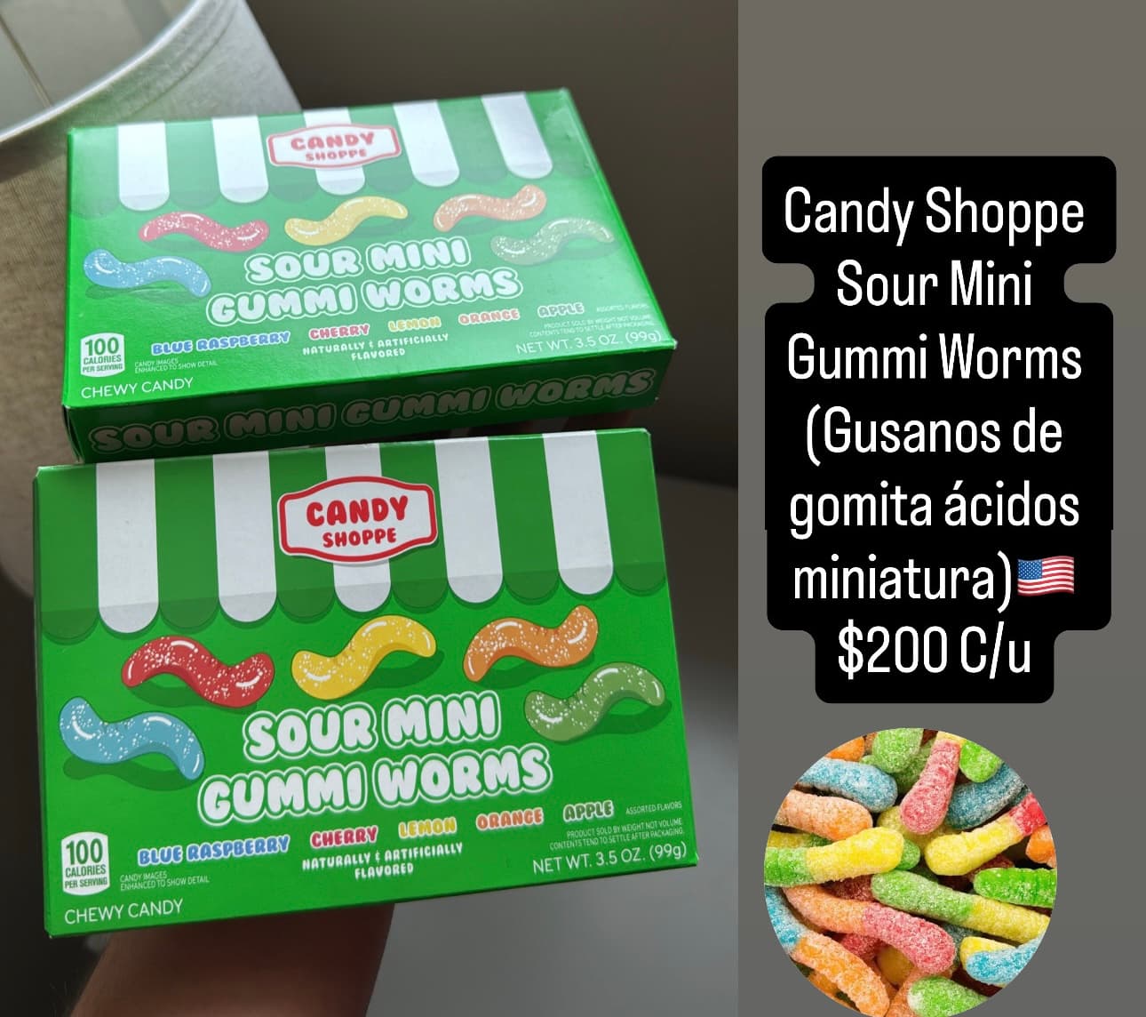 Candy Shoppe Sour Mini Gummi Worms