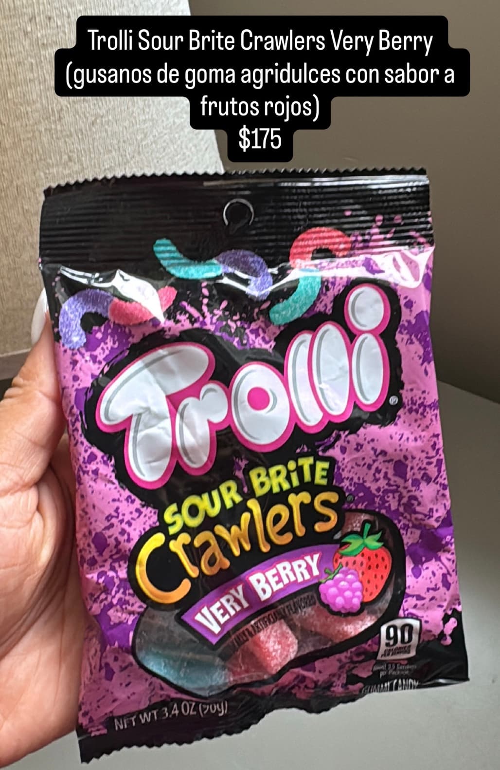 Trolli Sour Brite Crawlers Very Berry
