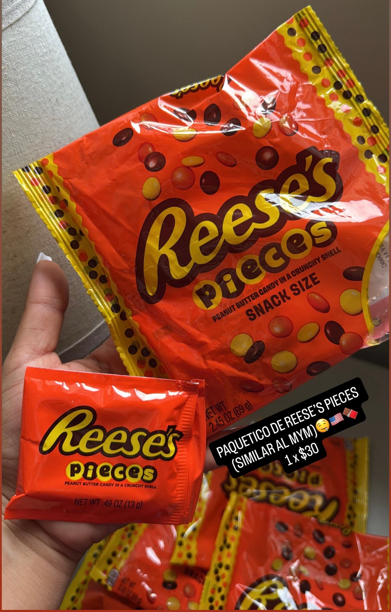 Reese's Pieces paquetico individual