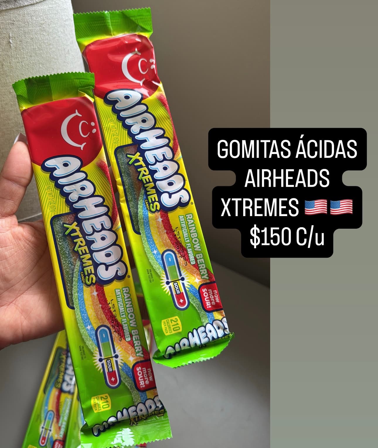 Airheads Xtremes Rainbow Berry