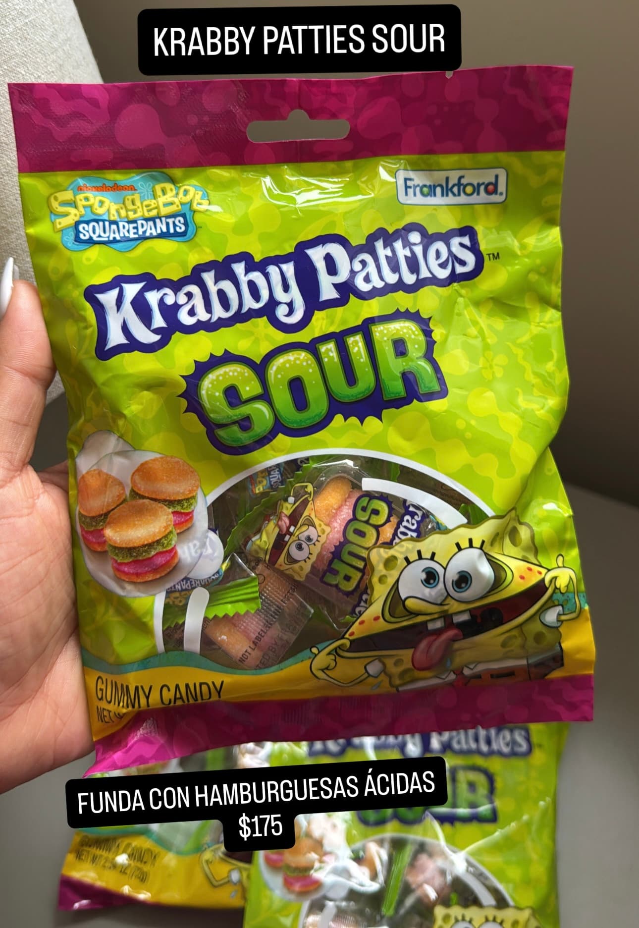 Frankford SpongeBob SquarePants Krabby Patties Sour