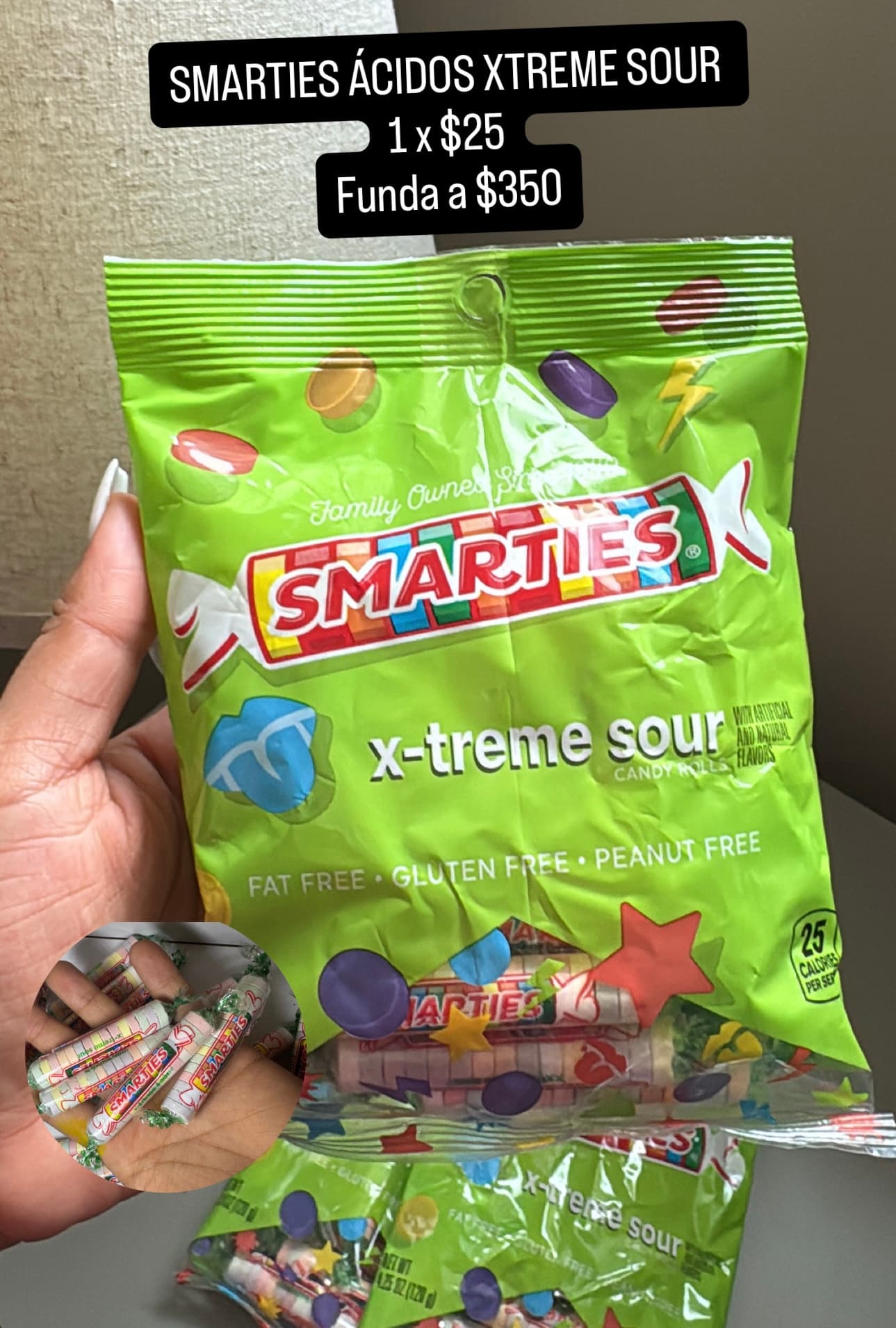 Smarties Ácidos X-treme Sour