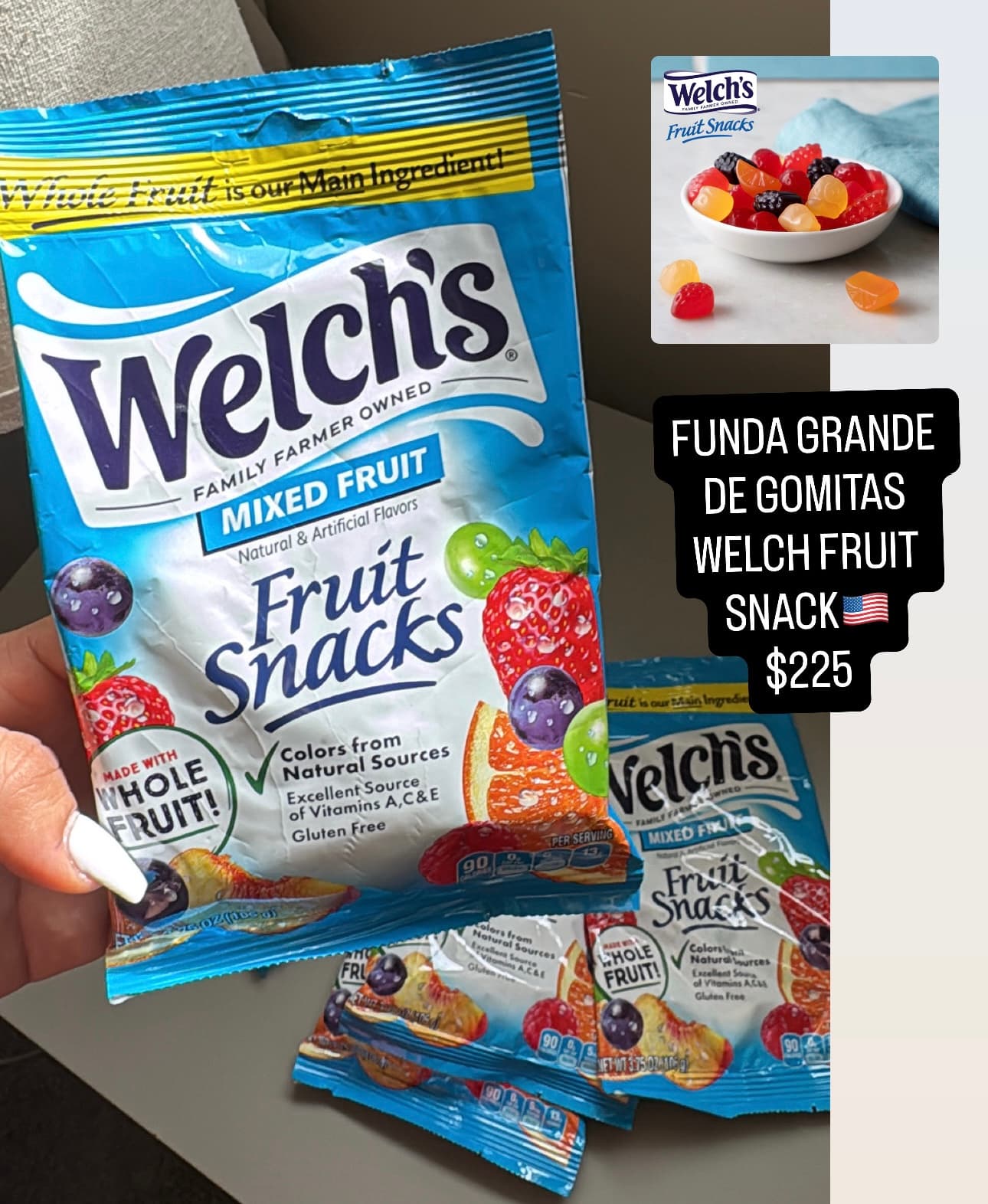 Gomitas Welch's Fruit Snacks Mixed Fruit