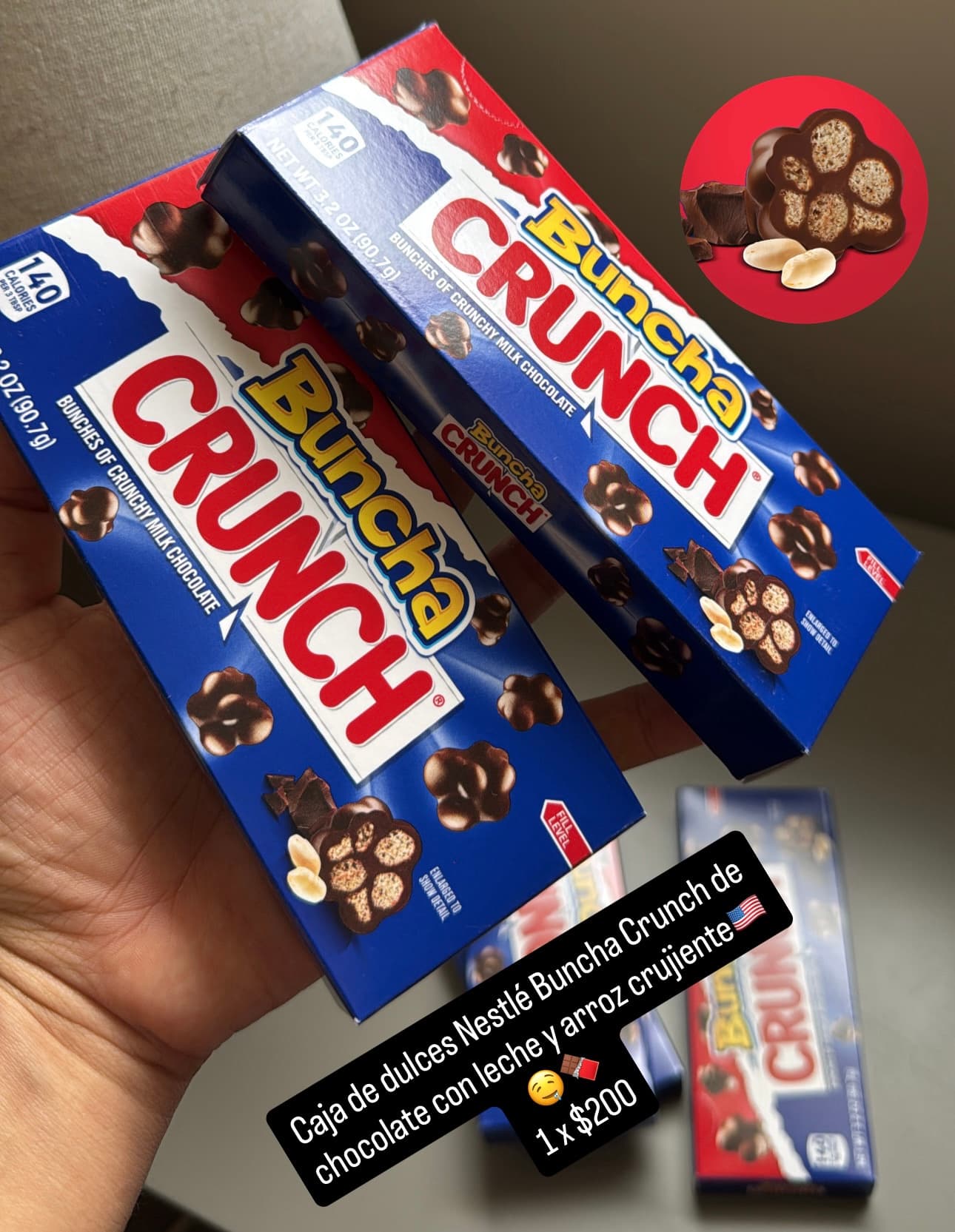 Nestlé Buncha Crunch chocolate con arroz crujiente