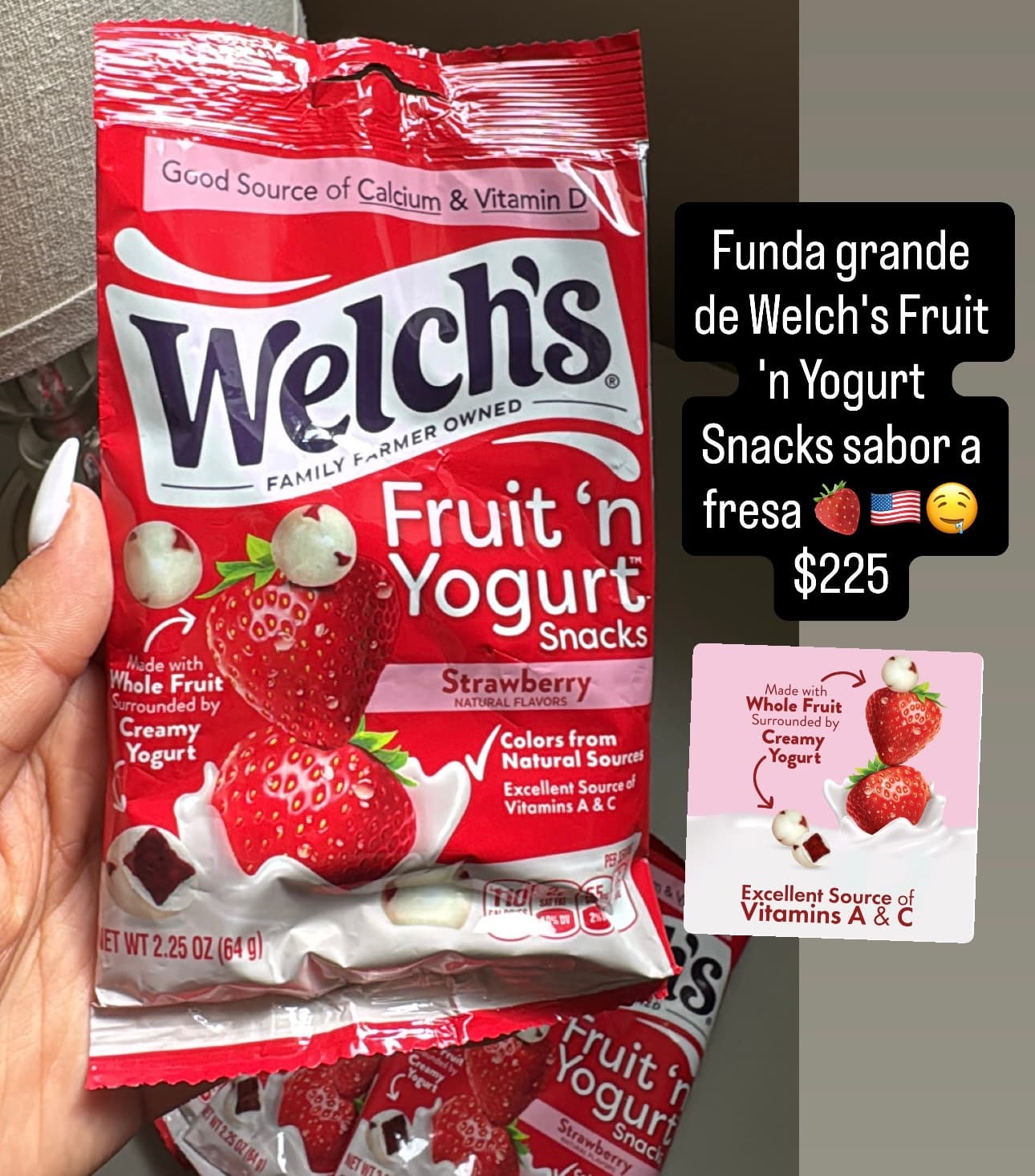 Welch's Fruit 'n Yogurt Snacks Strawberry