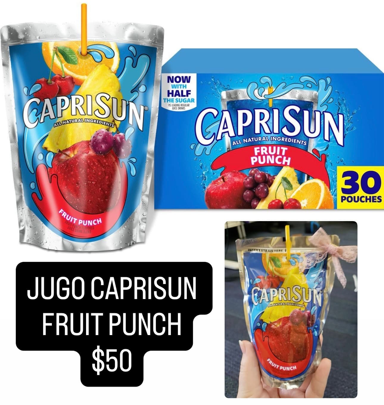 Jugo Capri Sun Fruit Punch