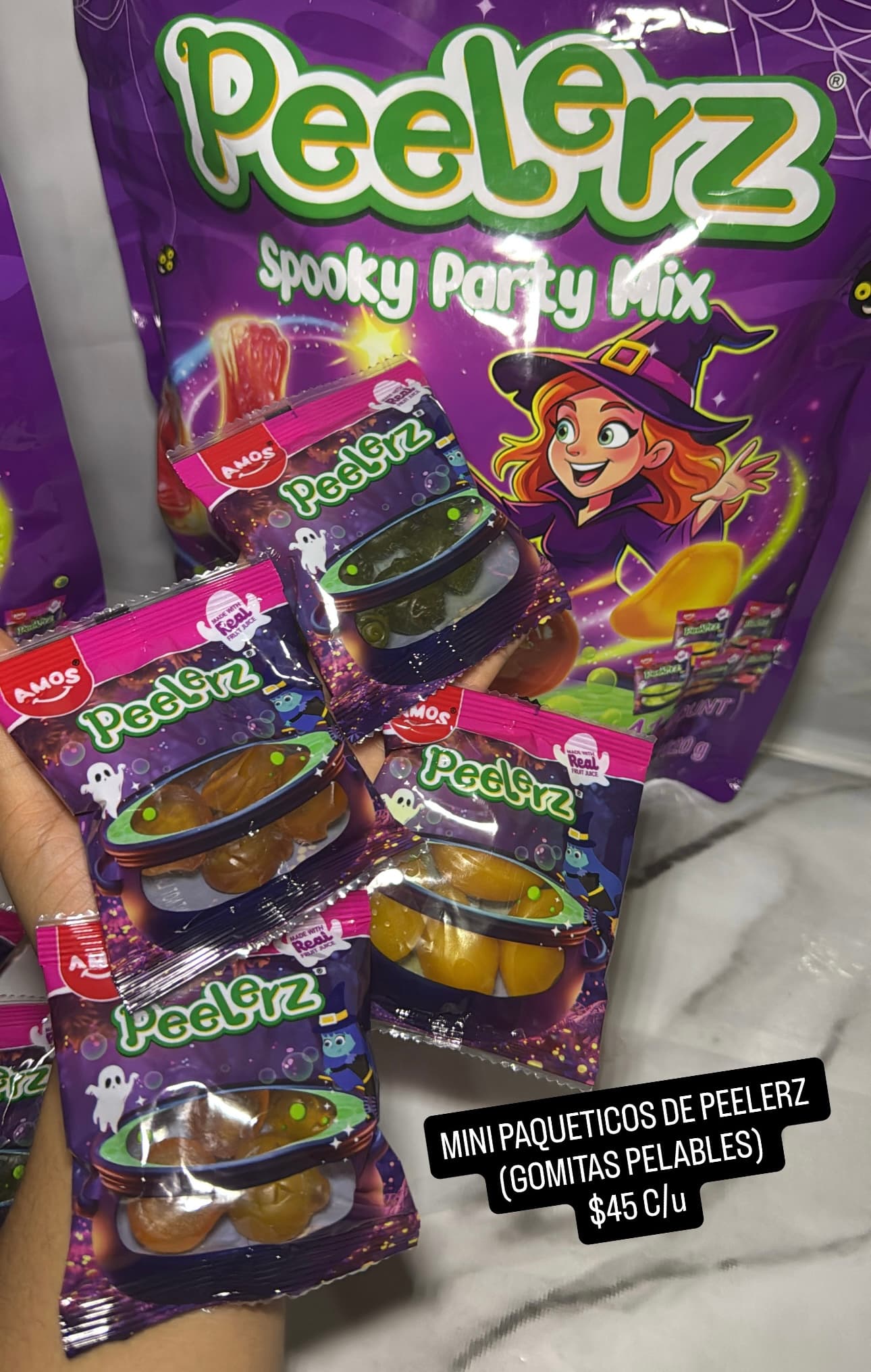 Amos Peelerz Spooky Party Mix mini paquetico