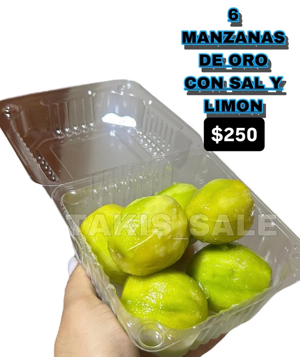 Manzanas de oro con sal y limón