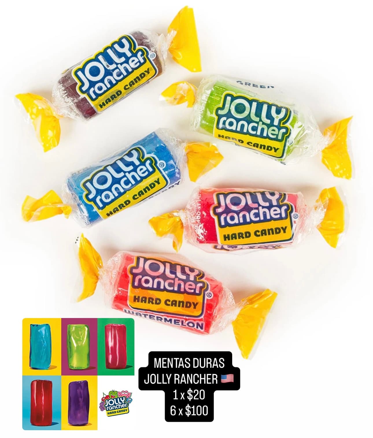 Caramelo duro Jolly Rancher surtido