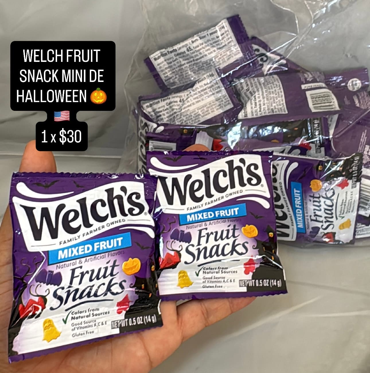 Welch's Fruit Snacks Mixed Fruit Halloween Mini
