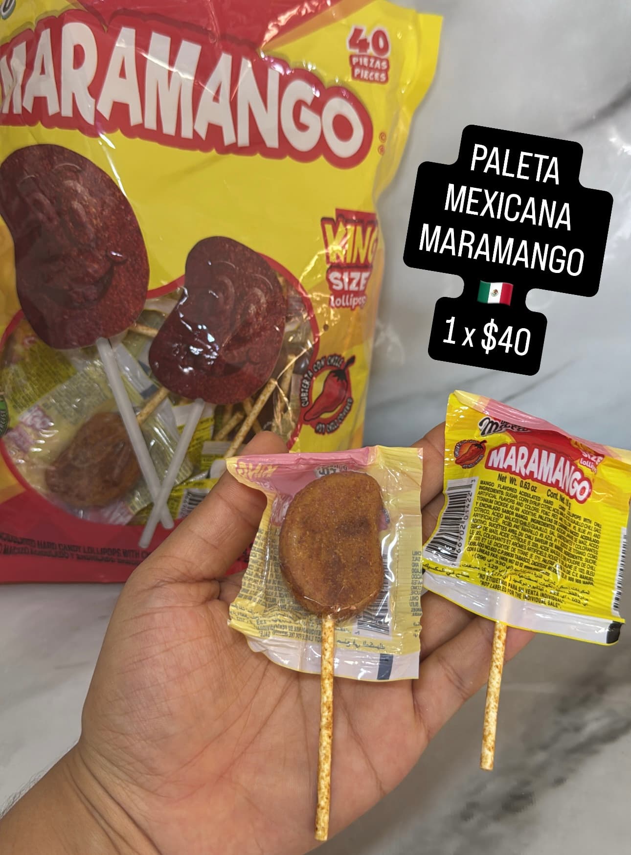 Paleta mexicana Mara Maramango