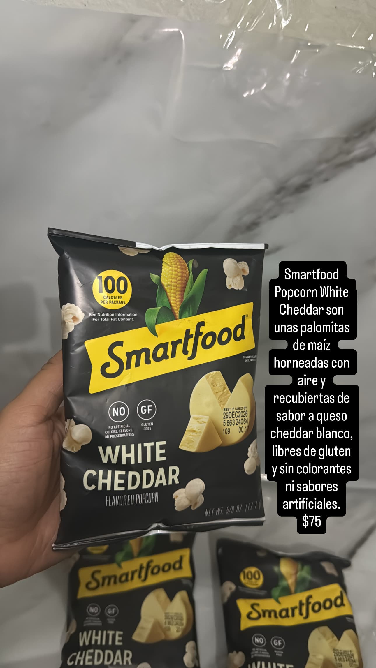 Smartfood Popcorn White Cheddar