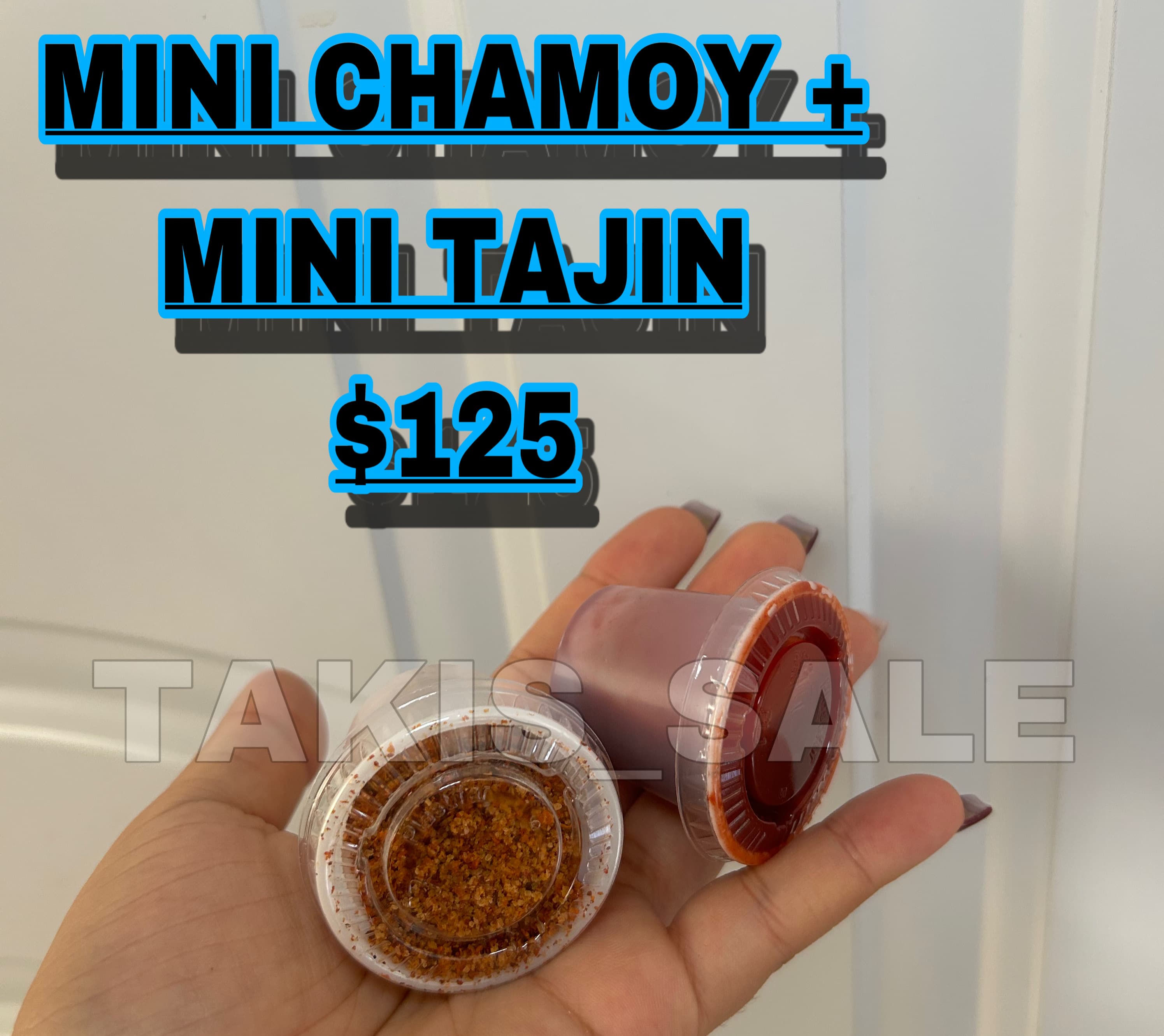 Mini chamoy + mini Tajín