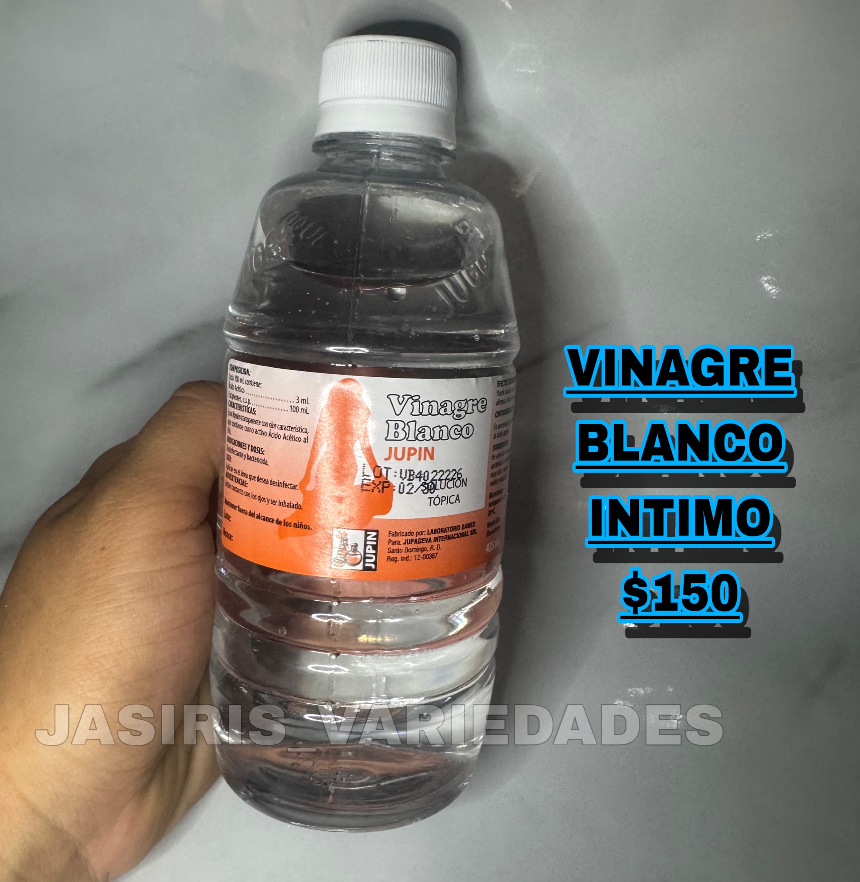 Vinagre Blanco Jupin de uso tópico