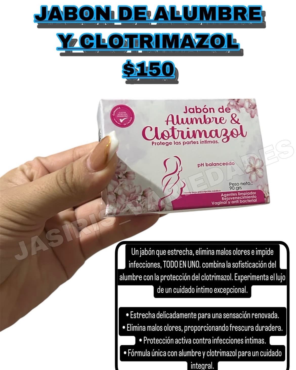 Jabón de Alumbre & Clotrimazol